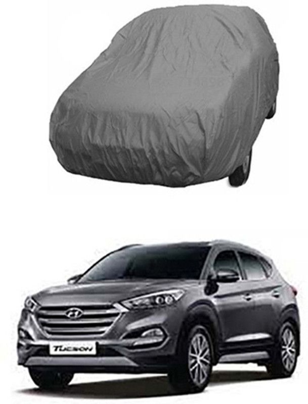 ENTIRELY ELITE Car Cover For Hyundai Tucson (With Mirror Pockets)  (Grey)