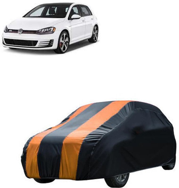 Kuchipudi Car Cover For Volkswagen GTI (Without Mirror Pockets)  (Black, Orange, For 2005, 2006, 2007, 2008, 2009, 2010, 2011, 2012, 2013, 2014, 2015, 2016, 2017, 2018, 2019, NA Models)