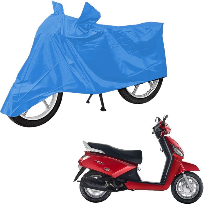 UrbanLifesylers Two Wheeler Cover for Mahindra  (Gusto, Blue)