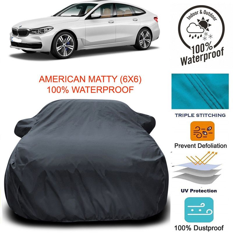 Dvis Car Cover For BMW 6GT (With Mirror Pockets)  (Grey)