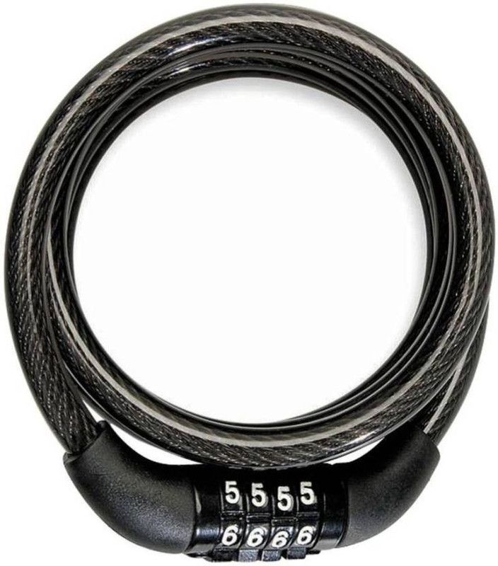 JAGMONI HEAVY STEEL WIRE LOCK NUMBER OPERATED BLNO01 Cable Lock  (Multicolor)