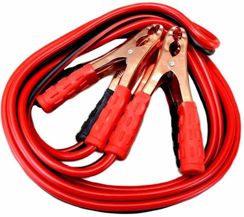 RHONNIUM XVI - AS - 29 - Booster Cable Clamp | Battery Booster Wire Clamp with Alligator Wire for All Type Car | Emergency Battery Booster Car Jumper Cable 6.3 ft Battery Jumper Cable