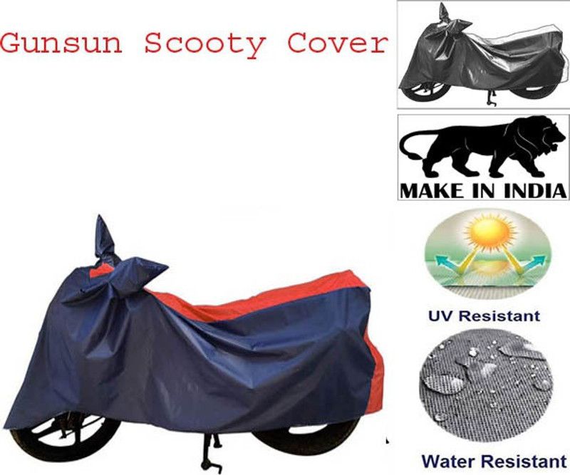 Gunsun Two Wheeler Cover for Indian  (Scooty, Multicolor)