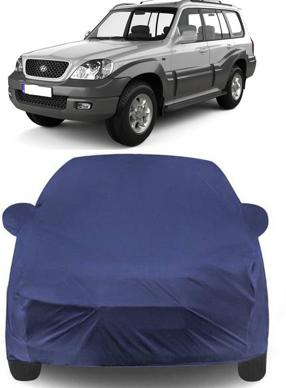 MoTRoX Car Cover For Hyundai Terracan (With Mirror Pockets)  (Blue)