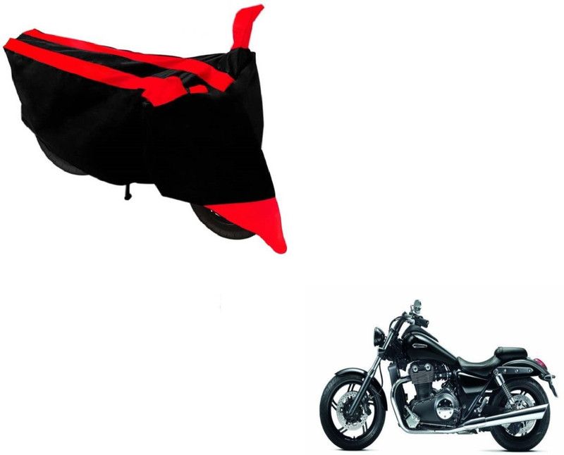 Flipkart SmartBuy Two Wheeler Cover for Triumph  (Black, Red)