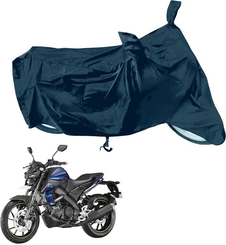 RiderShine Waterproof Two Wheeler Cover for Yamaha  (MT 15, Black)