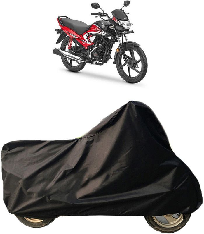 ACTOVISH Two Wheeler Cover for Honda  (Dream Yuga, Black)