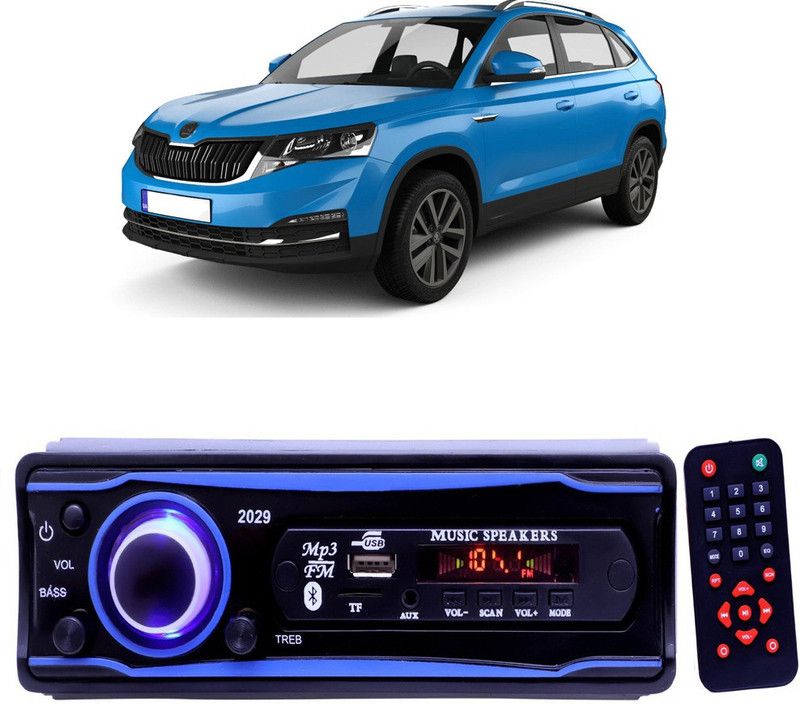 Purpleheart Blue 2029 USB/AUX/SD/BLUETOOTH/FM/MP3 BOOM MASTER STANDARD- P484 Car Stereo  (Single Din)