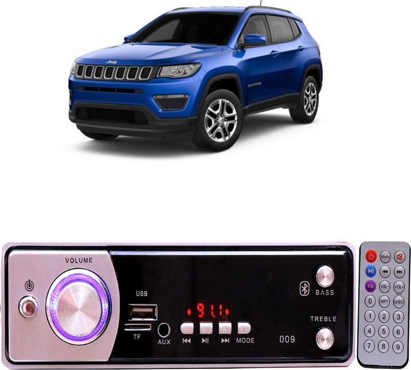 YUNEIK Silver009 BLUETOOTH/USB/SD/AUX/FM/MP3 Car Stereo ( Single Din) Y-222 Car Stereo  (Single Din)