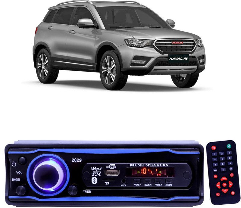 EverLand Blue 2029 USB/AUX/SD/BLUETOOTH/FM/MP3 BOOM MASTER STANDARD- E 141 Car Stereo  (Single Din)