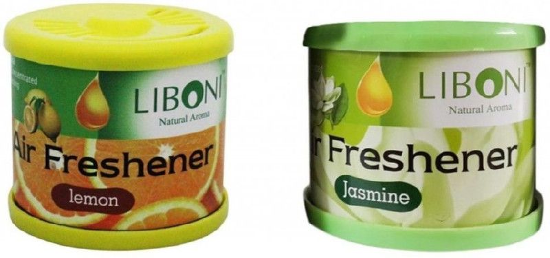 Liboni Jasmine, Lemon Car Freshener  (2 x 100 g)