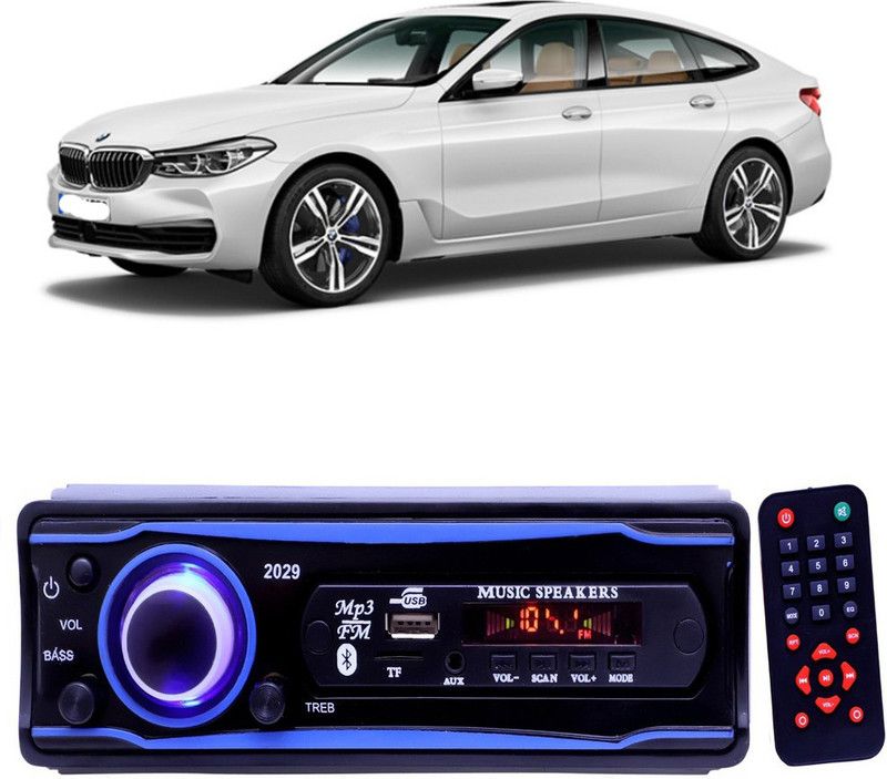 Purpleheart Blue 2029 USB/AUX/SD/BLUETOOTH/FM/MP3 BOOM MASTER STANDARD- P47 Car Stereo  (Single Din)