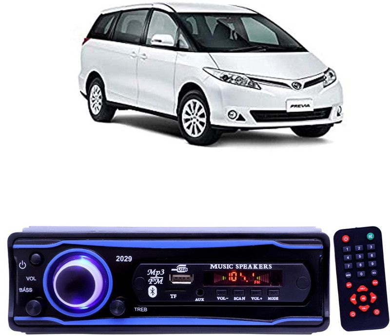 EverLand Blue 2029 USB/AUX/SD/BLUETOOTH/FM/MP3 BOOM MASTER STANDARD- E 590 Car Stereo  (Single Din)