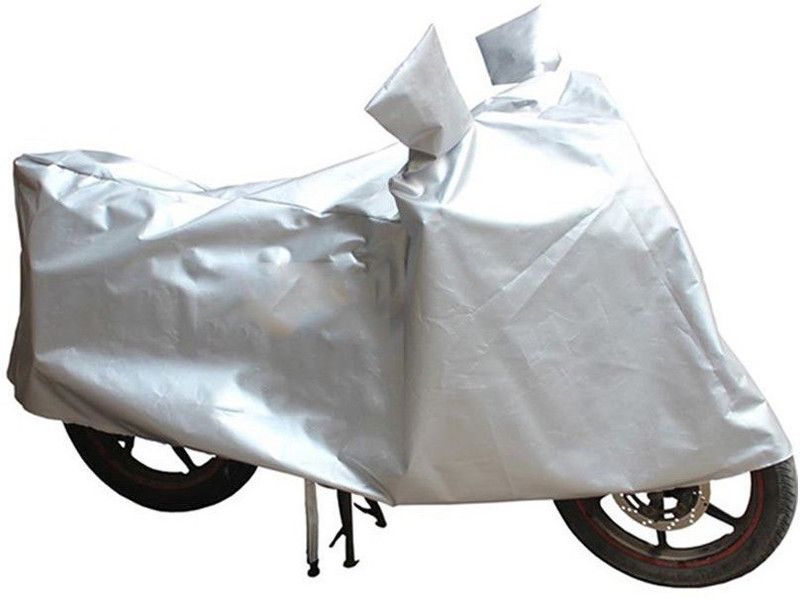 THE REAL ARV Two Wheeler Cover for Royal Enfield  (Classic 350, Silver)
