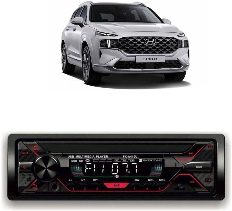 Bluedrum Car Stereo FX- A100U Car Stereo with Bluetooth, USB, SDCard , Aux B-193 Car Stereo  (Single Din)