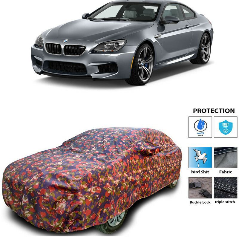 AutoTiger Car Cover For BMW M6 (With Mirror Pockets)  (Multicolor)