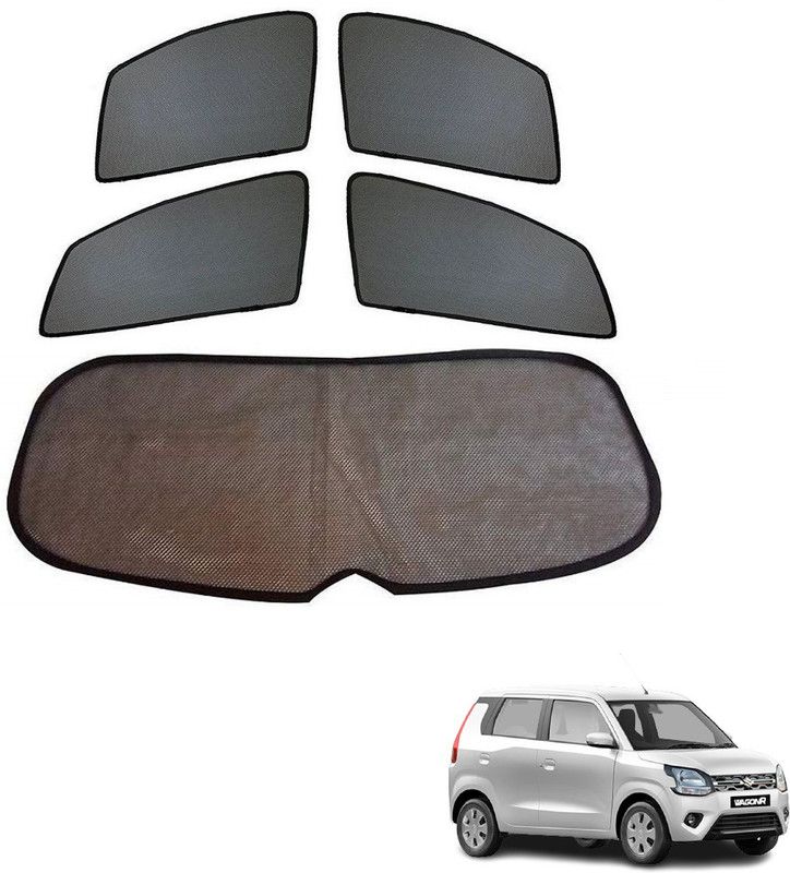 KOZDIKO Side Window, Rear Window Sun Shade For Maruti Suzuki WagonR  (Black)