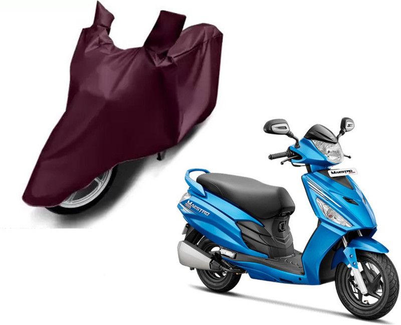 Selifaur Waterproof Two Wheeler Cover for Hero  (Maestro, Brown)