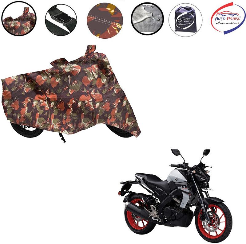 AUTO PEARL Waterproof Two Wheeler Cover for Yamaha  (MT-15, Green, Multicolor)
