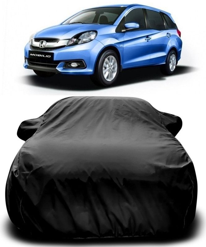 AutoBurn Car Cover For Honda Mobilio (With Mirror Pockets)  (Black)