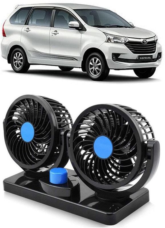 Amulite Car Fan 12V 360 Head 2 Speed Quiet Strong for All Vehicles-CF568 Car Interior Fan  (12 V)
