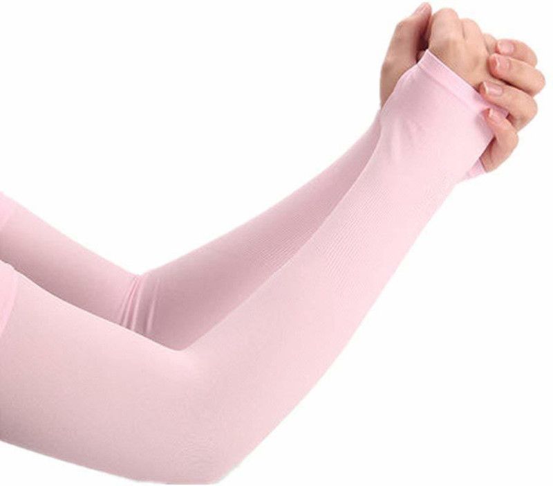 TruFlair Nylon Arm Sleeve For Boys & Girls  (Free, Pink)