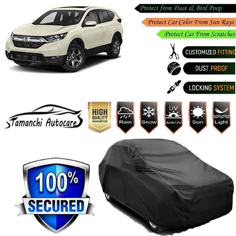 Tamanchi Autocare Car Cover For Honda CR-V  (Black)