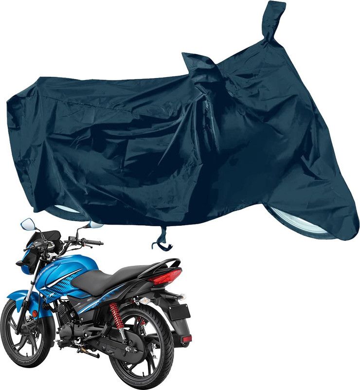 RiderShine Waterproof Two Wheeler Cover for Hero  (Glamour FI, Black)