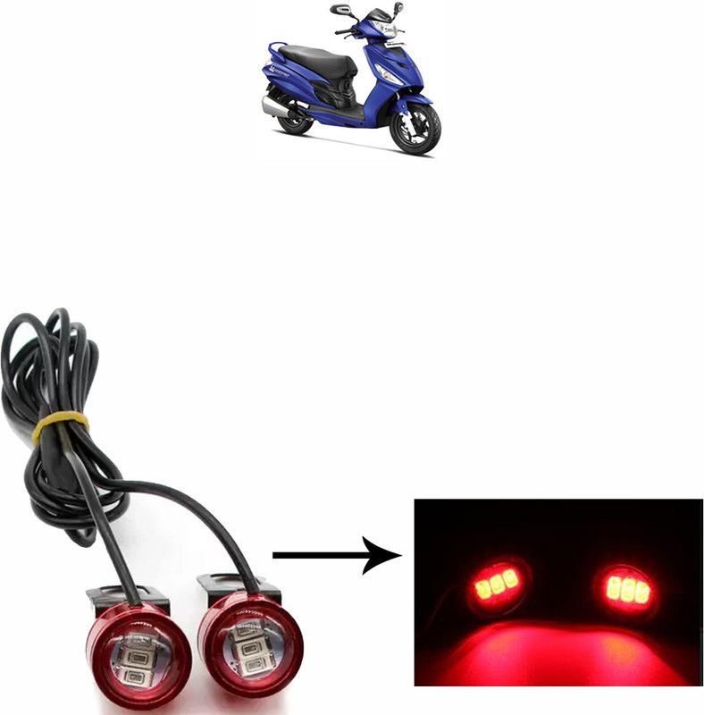 Vagary WATERPROOF BLINKING LIGHT WITH 3 MODES-123 Brake Light, Tail Light, License Plate Light, Parking Light Motorbike LED for Hero (12 V, 10 W)  (Maestro Edge, Pack of 2)