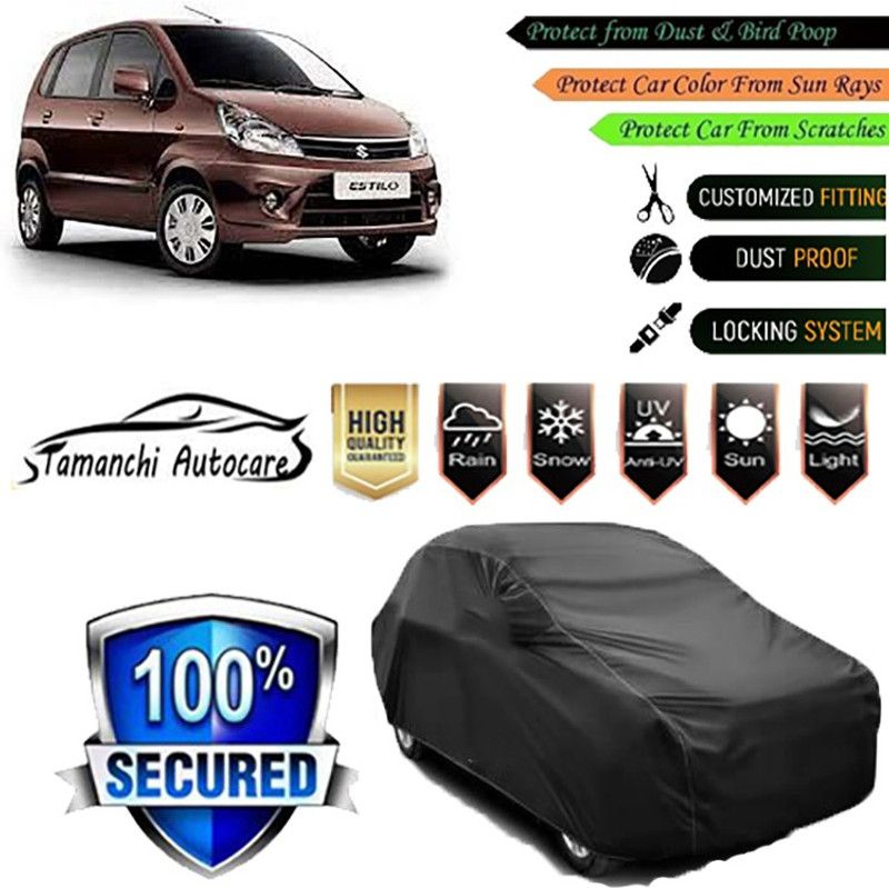 Tamanchi Autocare Car Cover For Maruti Suzuki Zen Estilo  (Black)