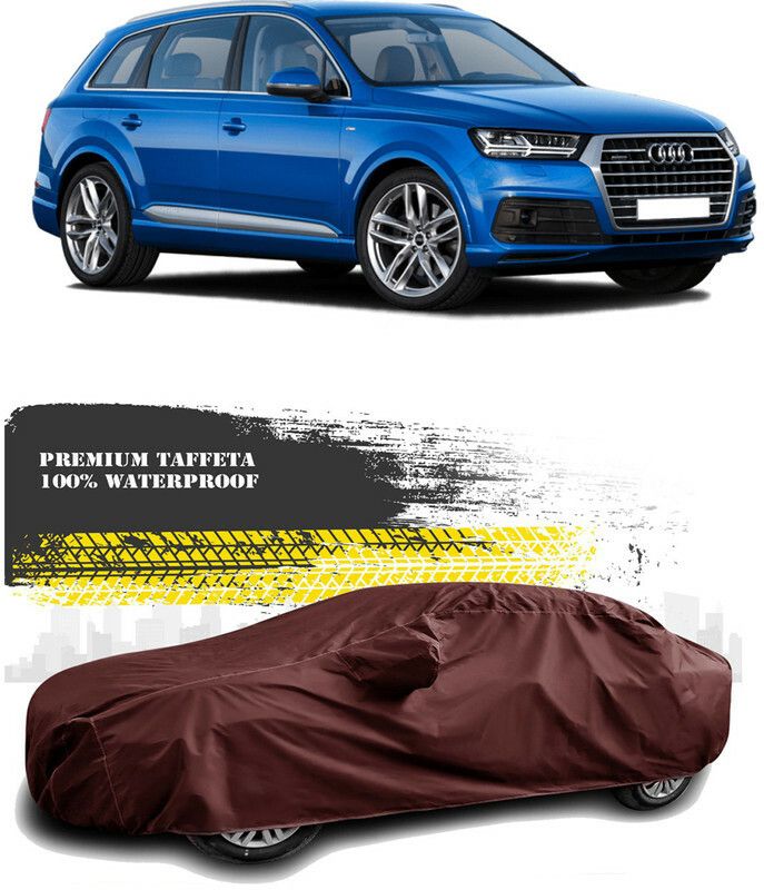 AutoTiger Car Cover For Audi Q3 Facelift (With Mirror Pockets)  (Maroon)