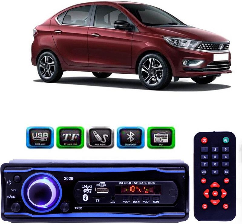 Genipap STEREO-999 BLUETOOTH/USB/SD/AUX/FM/MP3 (BLUE & Black)-554 Car Stereo  (Single Din)