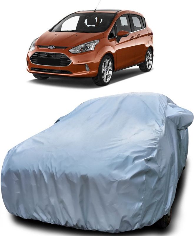 Genipap Car Cover For Ford B Max (With Mirror Pockets)  (Silver)