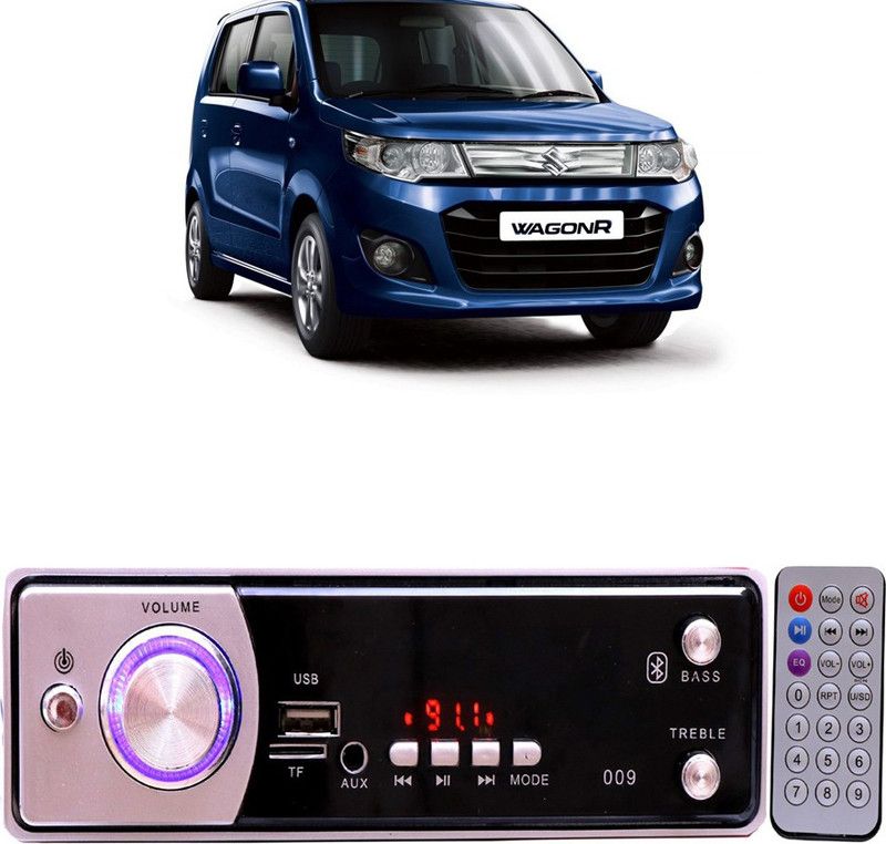 Purpleheart Silver009 BLUETOOTH/USB/SD/AUX/FM/MP3 Car Stereo ( Single Din) P-338 Car Stereo  (Single Din)