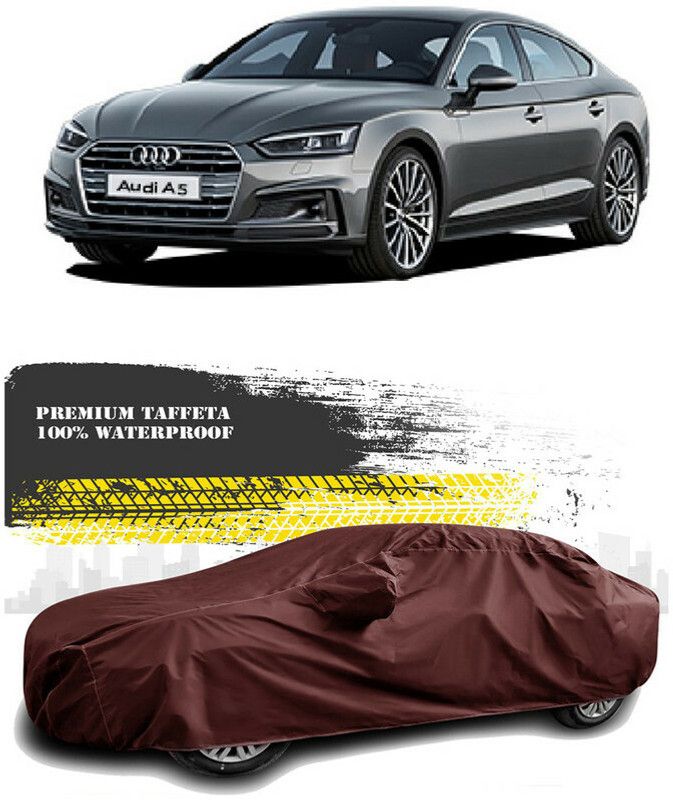 AutoTiger Car Cover For Audi S5 (With Mirror Pockets)  (Maroon)