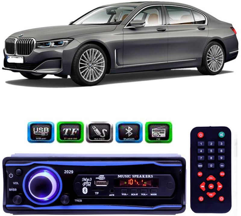 Genipap STEREO-999 BLUETOOTH/USB/SD/AUX/FM/MP3 (BLUE & Black)-48 Car Stereo  (Single Din)