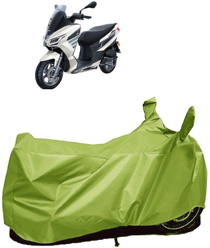 AutoFave Two Wheeler Cover for Aprilia  (SXR 160, Green)
