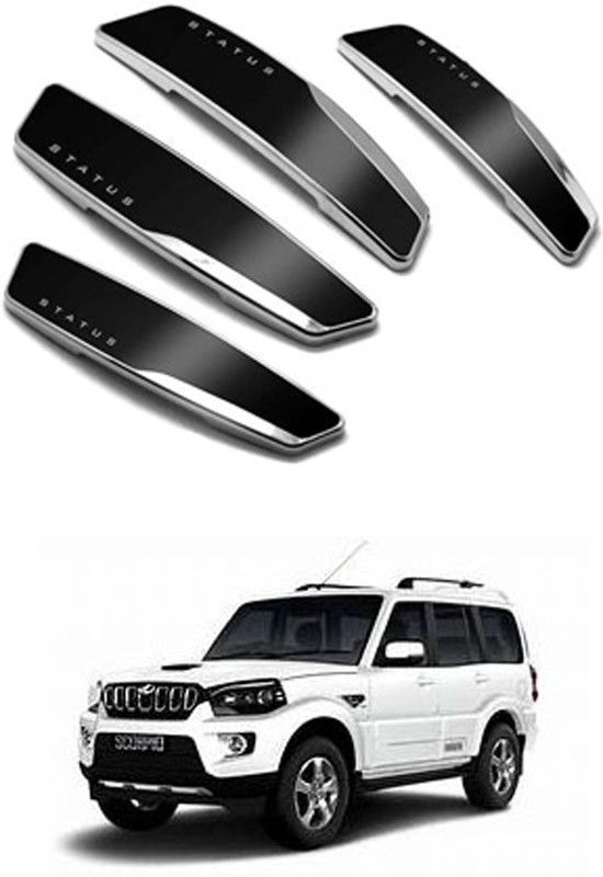 APICAL Plastic Car Door Guard  (Black, Pack of 4, Mahindra, Scorpio)