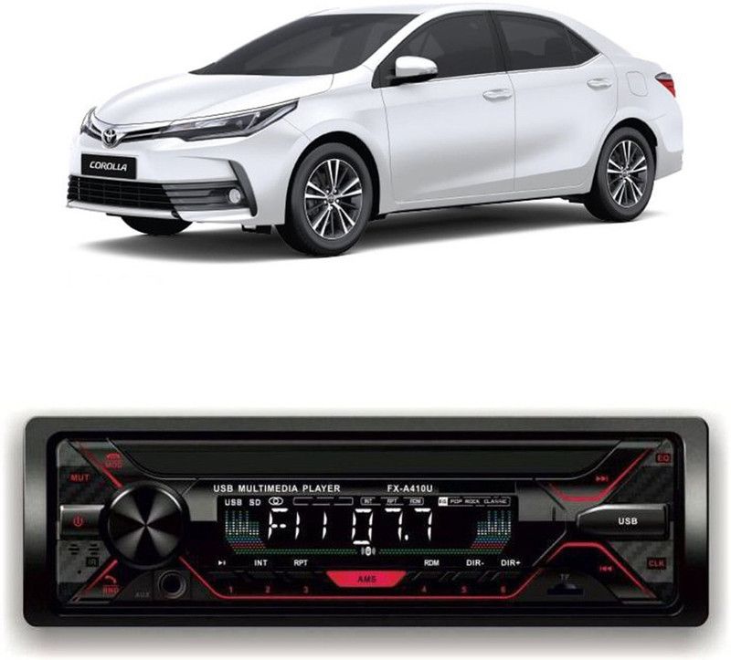 JBRIDERZ Car Stereo FX- A410U Car Stereo with Bluetooth, USB, SDCard , Aux B-566 Car Stereo  (Single Din)