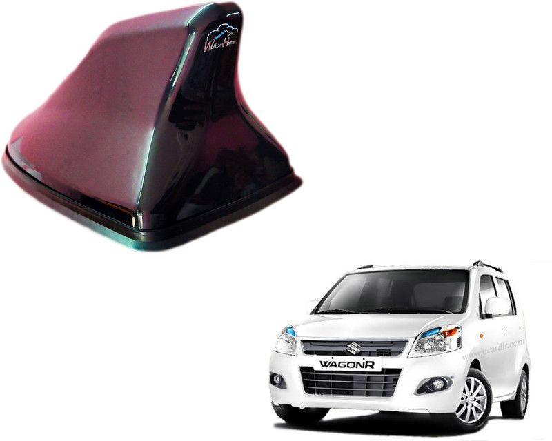 WolkomHome High performance Shark Fin Antenna Black color Car FM Radio Signal Aerials for Wagon R 2013 Sfin_Black_ Satellite Vehicle Antenna