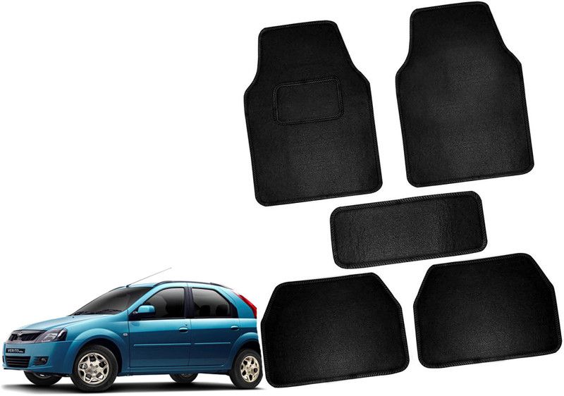 AUTO PEARL Polyester Standard Mat For Hyundai Verito Vibe  (Black)