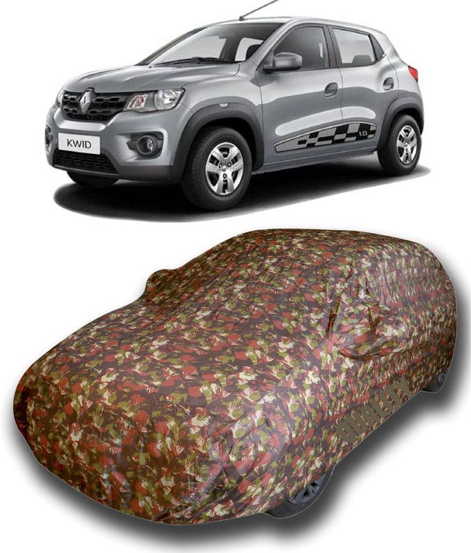 KUSHWAHA Car Cover For Renault Kwid (With Mirror Pockets)  (Multicolor)