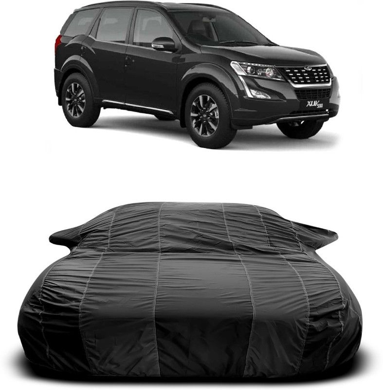 Ascension Car Cover For Mahindra XUV500 2020 (With Mirror Pockets)  (Grey)