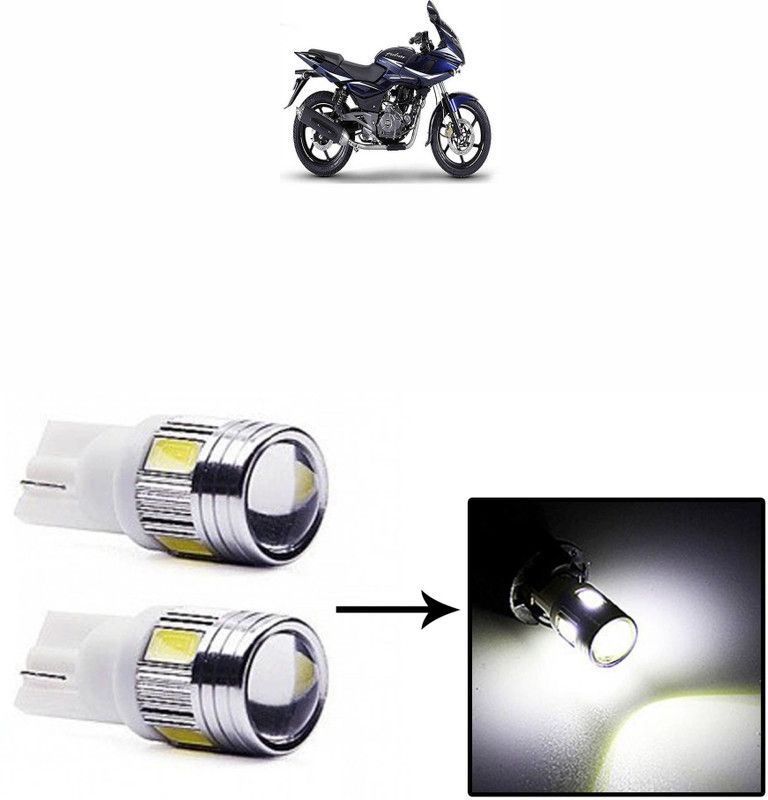 Vagary SOLID STRUCTUTE,STANDARD BASE SUPER BRIGHT PARKING/LICENSE PLATE LIGHT-12 Back Up Lamp Motorbike LED for Bajaj (12 V, 18 W)  (Pulsar 220, Pack of 2)