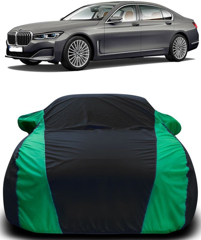 ARN Car Cover For BMW 7 Series (With Mirror Pockets)  (Black, Green)