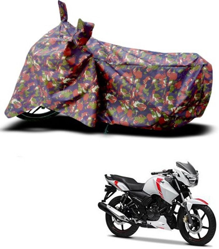 APNEK Waterproof Two Wheeler Cover for TVS  (Apache, Multicolor)