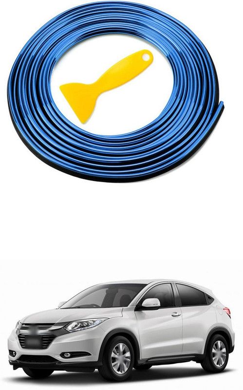 PECUNIA Car Interior Trim Strips-16.4ft/5M Universal Car Gap Fillers Automobile Moulding Line Decorative Accessories DIY Flexible Strip Garnish Accessory with Installing Tool (blue)e73 Car Beading Roll For Door  (5 m)
