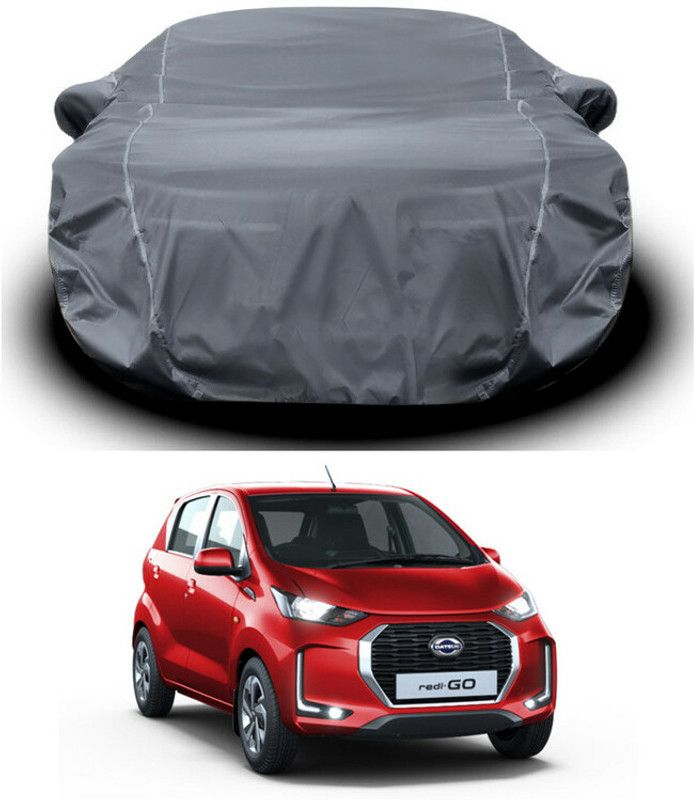 AutoTiger Car Cover For Datsun redi-GO (With Mirror Pockets)  (Grey)