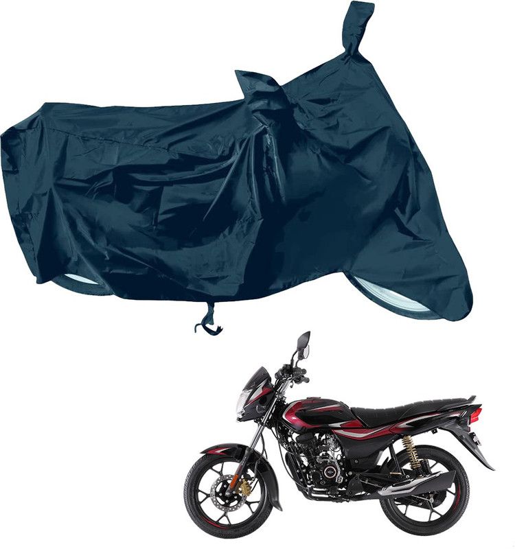 RiderShine Waterproof Two Wheeler Cover for Bajaj  (Platina 110 H-Gear BS6, Black)