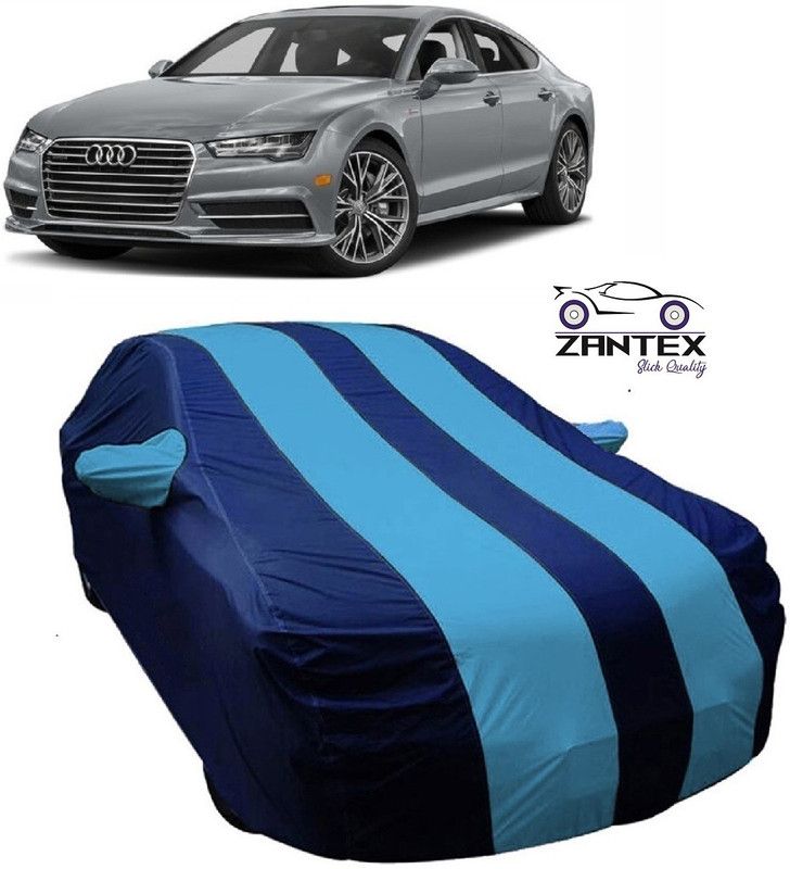 ZANTEX Car Cover For Audi A7 (With Mirror Pockets)  (Blue)